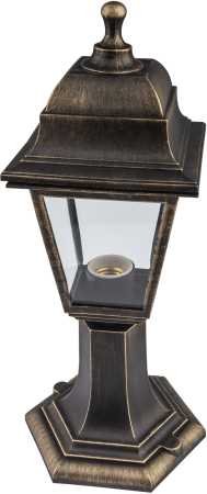 НТУ 04-60-001 бронза ЭРА Светильник садово-парковый Оскар напольный четырехгранный под бронзу Е27 (8