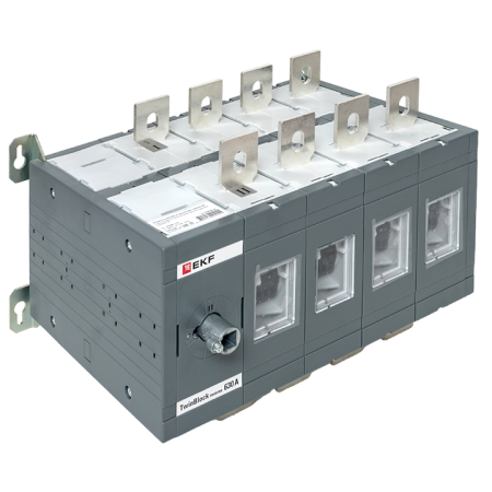 Рубильник 630A 4P реверсивный без рукоятки управления TwinBlock EKF