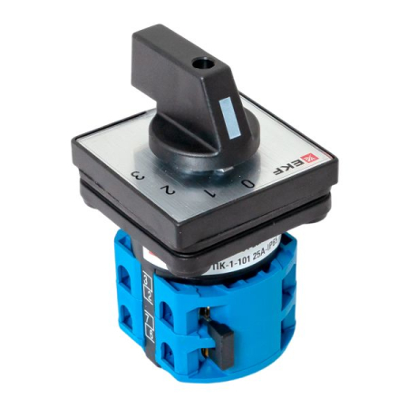 Переключатель кулачковый ПК-1-101 25А 1P «0-1-2-3» IP65 EKF