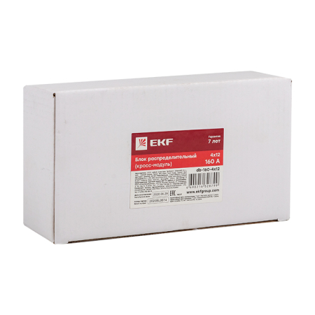 Блок распределительный (кросс-модуль) 160A (4x12) EKF PROxima