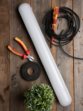 Светильник светодиодный пылевлагозащищенный ДСП-1008 Айсберг-Э 18Вт 6500К IP65 600мм EKF PROxima