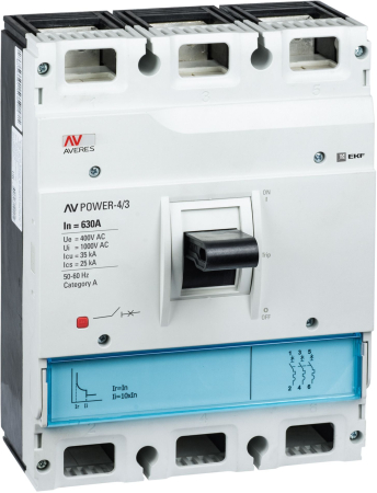 Автоматический выключатель AV POWER-4/3  700А 35kA TR
