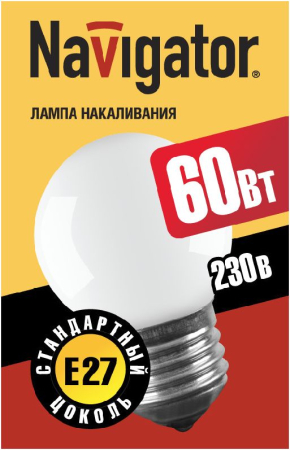 Лампа Navigator 94 313 NI-C-60-230-E27-FR