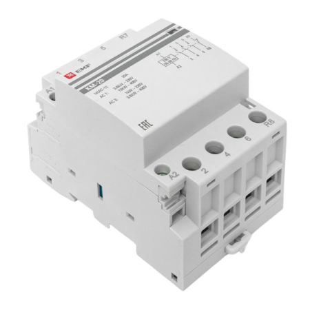 Контактор модульный КМ 20А 3NО+NC (3 мод.) EKF PROxima