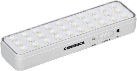 Светильник аккум. ДБА 1030 непост. 30LED 5ч 3Вт GENERICA