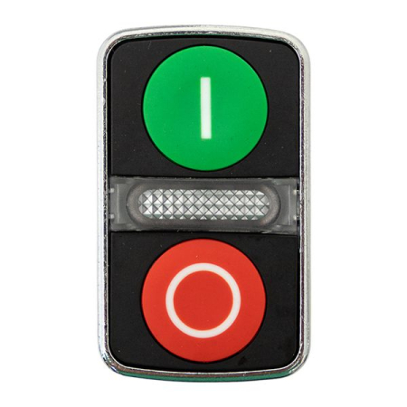 Исполнительный механизм кнопки XB4 "пуск-стоп" плоский возвратный без фиксации, с подсветкой IP65 EKF