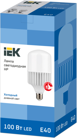 Лампа светодиодная HP 100Вт 230В 6500К E40 IEK