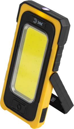 Светодиодный фонарь ЭРА Рабочие Практик RA-811 ручной, аккумуляторный, 15 Вт COB, powerbank, солнечная батарея, магнит