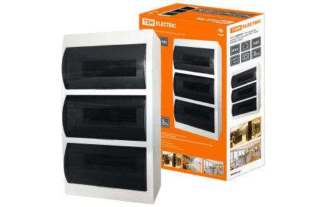 Бокс ЩРН-П-36 модулей навесной пластик IP40 TDM