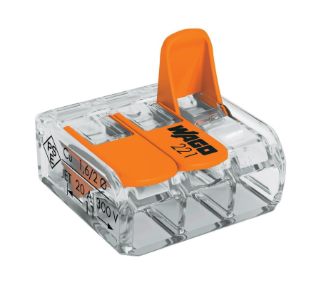 Универсальные компактные клеммы 221-613 (WAGO)