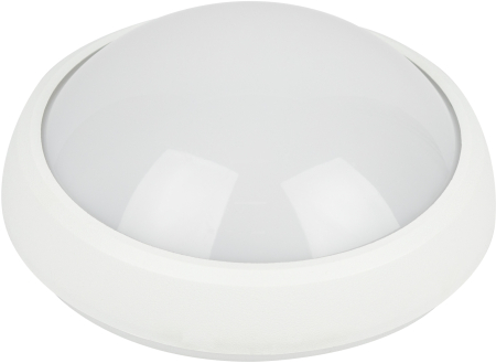 SPB-1-12-MWS (W) Светодиод. св-к IP54 12Вт 4000К 960лм круг 180х98 БЕЛ с датч. движ.