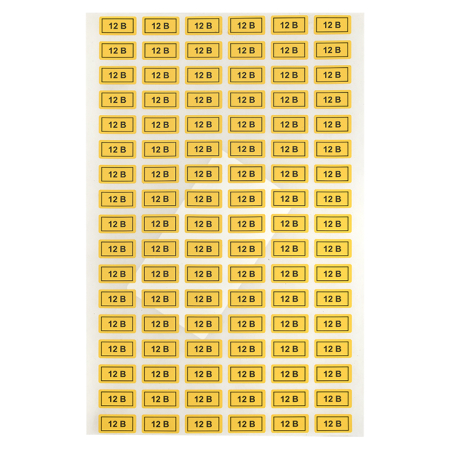 Наклейка "12В" (10х15мм.) EKF PROxima