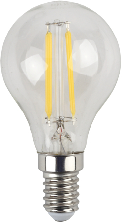 Лампа светодиодная Эра F-LED P45-7W-840-E14 (филамент, шар, 7Вт, нейтр, E14)