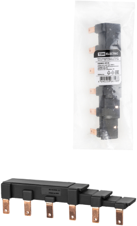 Шина соединительная наборная ШСН 3П 100А 2x3PIN(тип A) TDM