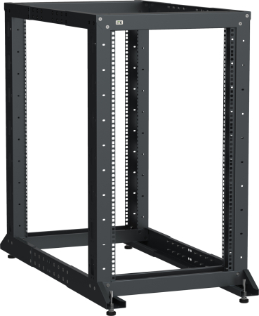 ITK LINEA F Стойка 2-рамная 33U 600х600-1000мм черная