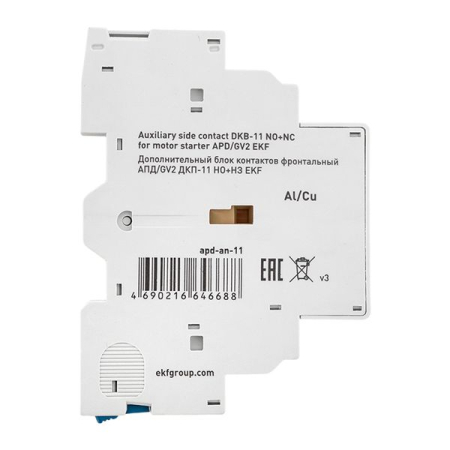 Дополнительный блок контактов боковой АПД/GV2 ДКП-11 НО+НЗ EKF
