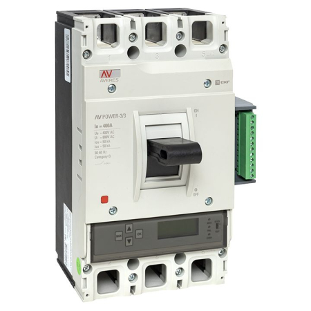 Автоматический выключатель AV POWER-3/3 400А 50kA ETU6.2
