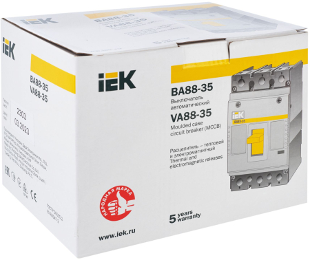 Авт. выкл. ВА88-35 3Р 160А 35кА IEK