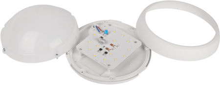 SPB-1-12 (W)  ЭРА Светодиод. св-к IP54 12Вт 4000К 960лм круг 180х80 БЕЛ.