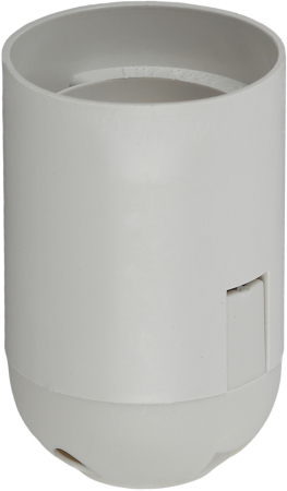 ЭРА Патрон Е27 подвесной,пластик, белый (x50) (50/400/9600)