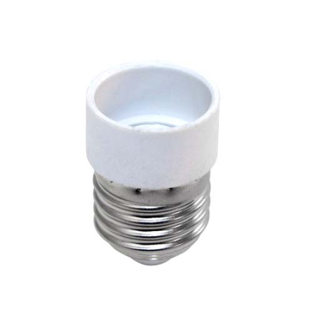 Переходник E27-E14, белый, TDM