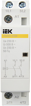 Контактор модульный КМ20-20М AC IEK