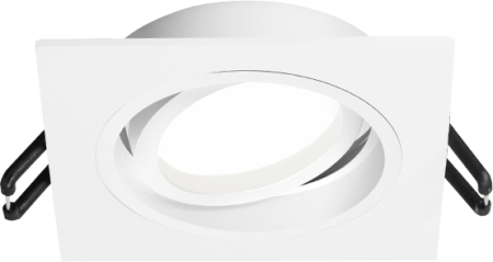 Встраиваемый cветильник WOLTA WDL-GU5.3/02W-S IP20 под лампу GU5.3 квадратный Белый ALTO 92x92х25 1/100