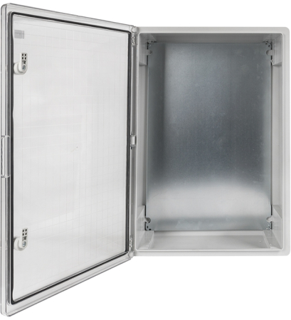 Щит пластиковый с монтажной платой прозр. дверь 700х500х250 мм IP65 EKF PROxima