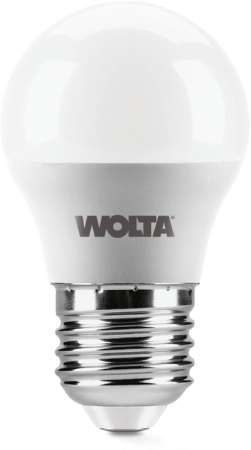 Лампа LED WOLTA G45 7.5Вт 625лм  Е27 4000К   1/50