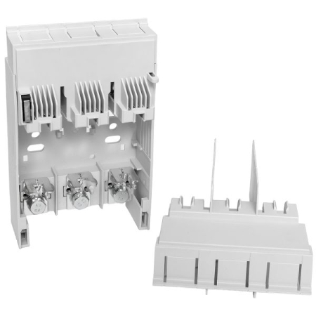 Выключатель-разъединитель УВРЭ v2 160А с дополнительным контактом (NO+NC) откидного типа под предохранители ППН (габ.00) EKF