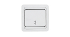 Лондон Выключатель проходной 1-клавишный 10А белый EKF PROxima