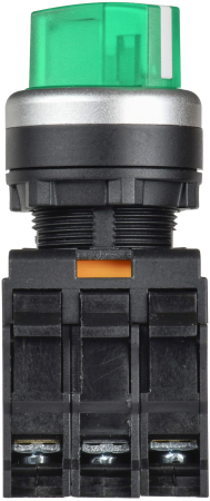 Переключатель с подсв. 2 полож. 1NO+1NC зелёный MASTER IEK